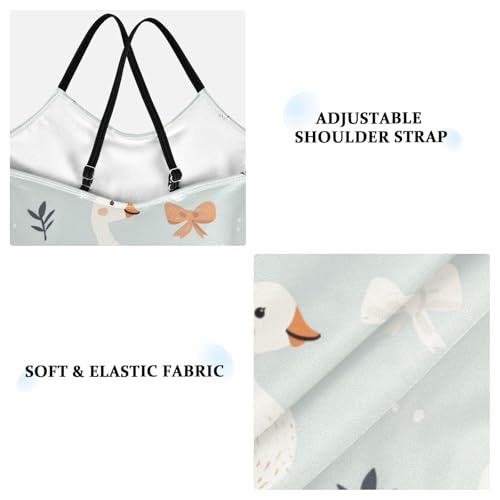 Farm Goose Bow Girls Swimsuit One Piece Bathing Suit for Baby Girls' Swimwear 3T3