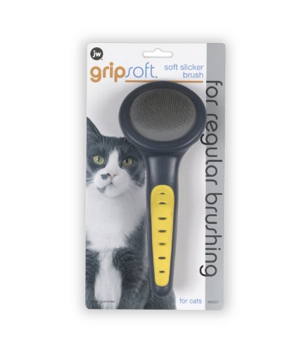 JW Pet Company GripSoft Cat Slicker Brush