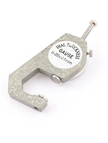 Aexit Calibrador de Espesor 0-20mm con Dial 0.1mm miniatura 2
