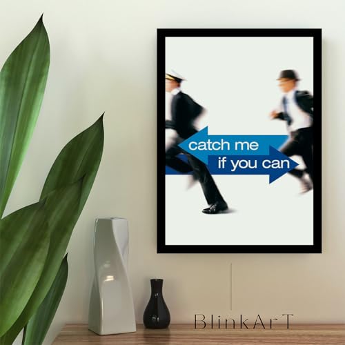 Image of BLINKART Catch Me If You Can (2002) | Aesthetic | Movie Photo Frame Album Poster Decor Perfect Home Bedroom Living Room Bedroom Home, Office & Study Room | 13x10 Inches
