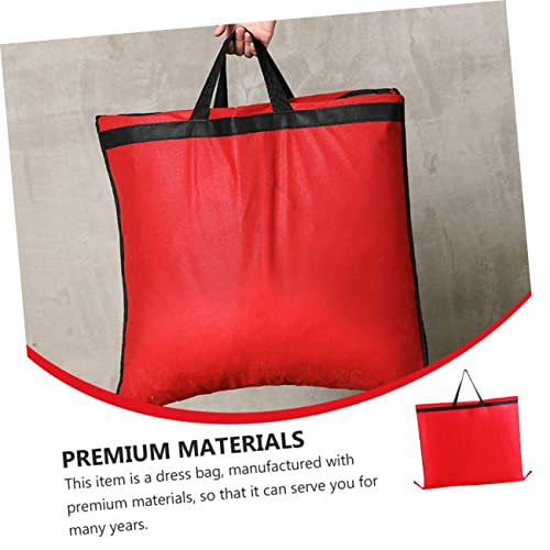 1Pc Wedding Dress Storage Bag Bridal Garment Cover for Hanging Clothes Non Woven Design Convenient Wardrobe Organizer3
