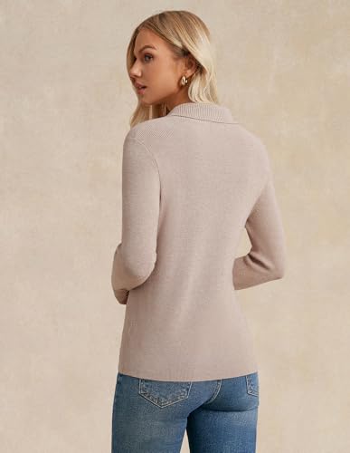Image of GRACE KARIN Women Fall Long Sleeve V Neck Collar Knit Pullover Sweaters
