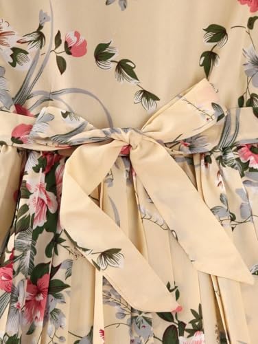 Image of Printed Casual Above the Knee Dresses for Girls
