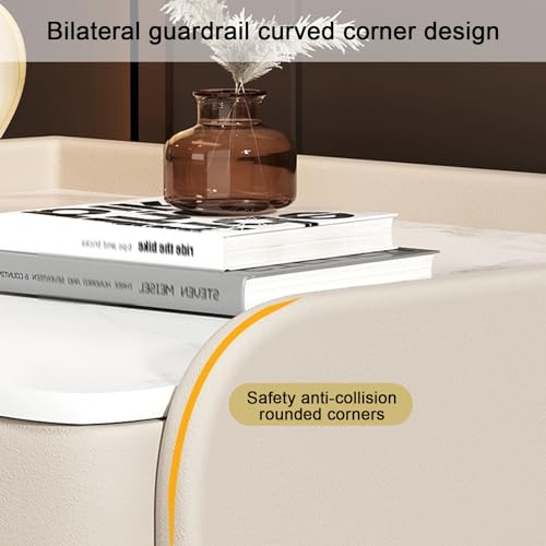 Petite table de chevet résolvant le manque d'espace avec 3 tiroirs - 5