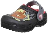 crocs cars stiefel  crocs Cars Glow-in-the-Dark Lined 12372-070-131, Jungen Clogs und Pantoletten, Schwarz (Black/Charcoal 70), EU 32/33