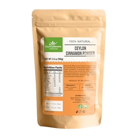 Ceylon Flavors Premium Natural Cinnamon Powder Cover