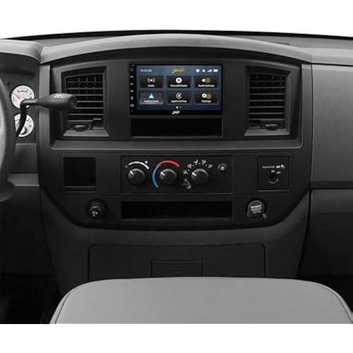 Stinger Dodge RAM (2006-08) 6.8” HD Touchscreen Double DIN Car Radio Head Unit, Wireless Apple CarPlay & Android Auto, Bluetooth, USB Charging, Camera Inputs, SWC, Plug & Play Stereo Dash Kit