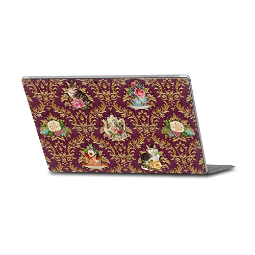 Autocollant Surface Pro chats au salon de thé pour personnaliser votre bureau