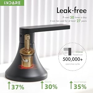 Bathroom faucets4 in 8 in widespread bathroom faucet black bathroom faucet360 rotation bathroom faucet 3 hole easy installation water saving aerator with pop up drain matte black  urban country home decor