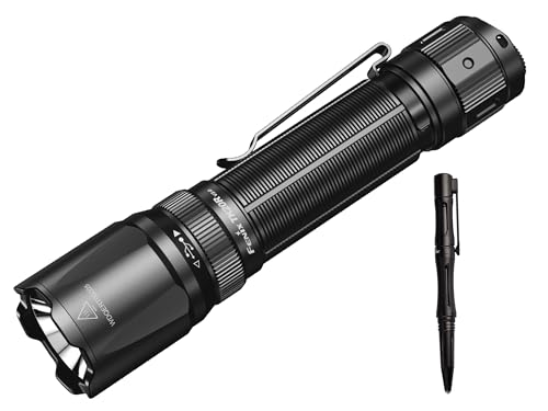 Fenix TK20R V2.0 LED Taktische Taschenlampe Set mit T5 3000 Lumen Extrem Hell USB-C Wiederaufladbar 475M IP68 Wasserdicht Aufladbar Lampe Stroboskop EDC Tragbare Outdoor Camping Survival Jagd Angeln