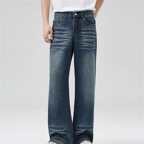 Men's Flared Jeans – Bootcut Bottom Denim Pants, Slim Full-Length Streetwear Trousers for Spring Fall2