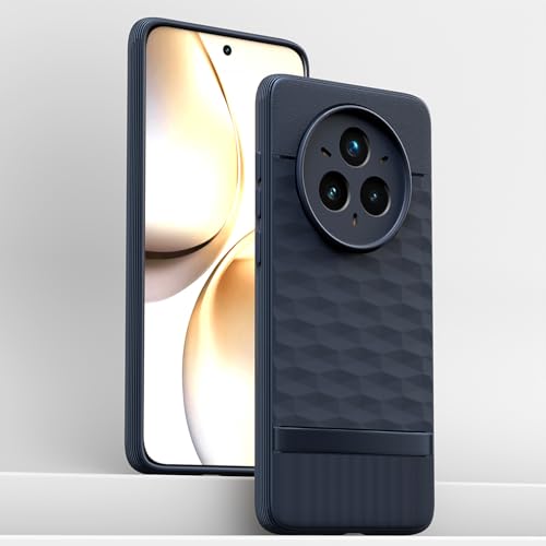 Image of Pikkme Back Cover for Realme 14 Pro 5G Camera Protection 3D Hexa Cube Design Silicone Protective Bumper Case (Blue)