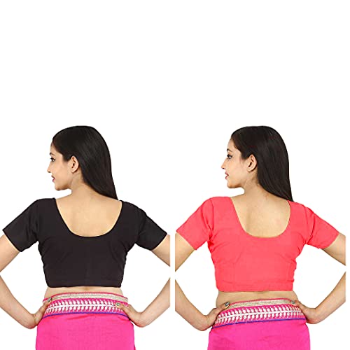 Image of Namita Women's Rubia Cotton Solid Half Sleeve Blouse