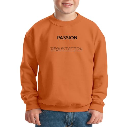 Sweatshirt enfant passion dégustation pour pull original - 2