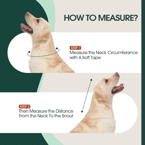 Image of Kuoser Dog Cone Collar After Surgery, Soft Cone for Dogs to Stop Licking, L