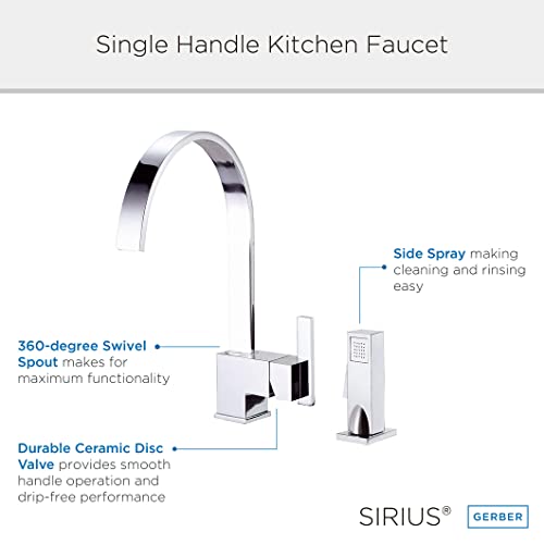 Gerber D401144 Kitchen Faucet, Chrome #TOP2