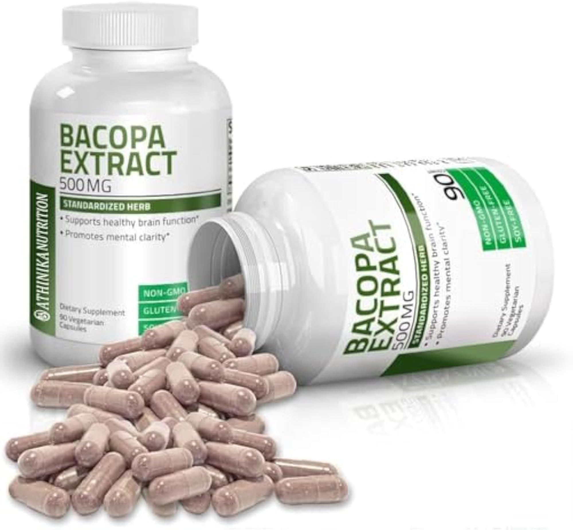 Bacopa Monnieri Extract 500 mg Vegetarian Capsules