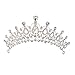 Sunshinesmile Crystal Tiara Crowns Hair Jewelry Rhinestone Wedding Pageant Bridal Princess Headband
