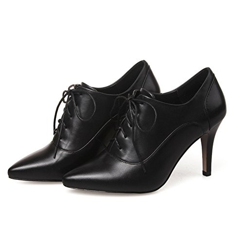 Chaussures talons aiguilles en cuir élégantes escarpins de luxe