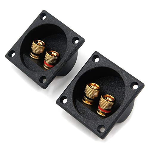 Connecteur à vis pour enceinte défectueuse Mironey lot de 2 réparations bornier hifi 5,6 cm