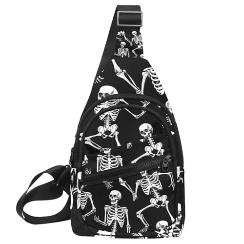 Mochila cruzada de pecho ligera para evitar dolor de espalda y robos