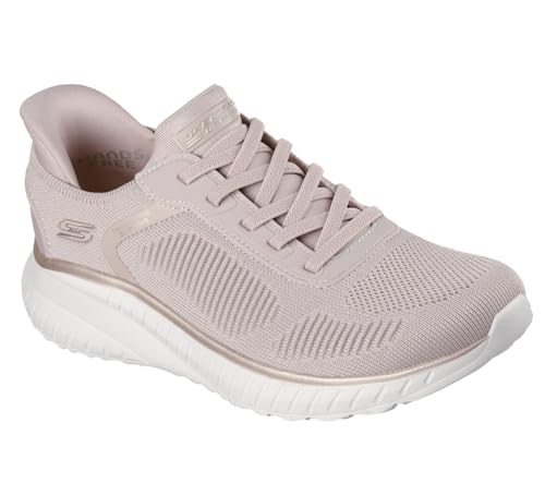 Skechers Bobs Squad Chaos Current Muse, Chaussures Femme, Or Naturel, 39 EU