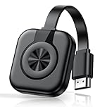 4K HDR Wireless HDMI Display Adapter, Screen Mirroring Wi-Fi Dongle, Supports Miracast, DLNA, and AirPlay for iPhone, Android, Windows, Mac to HDTV, Monitor, Projector, Easy Plug and Play Connection