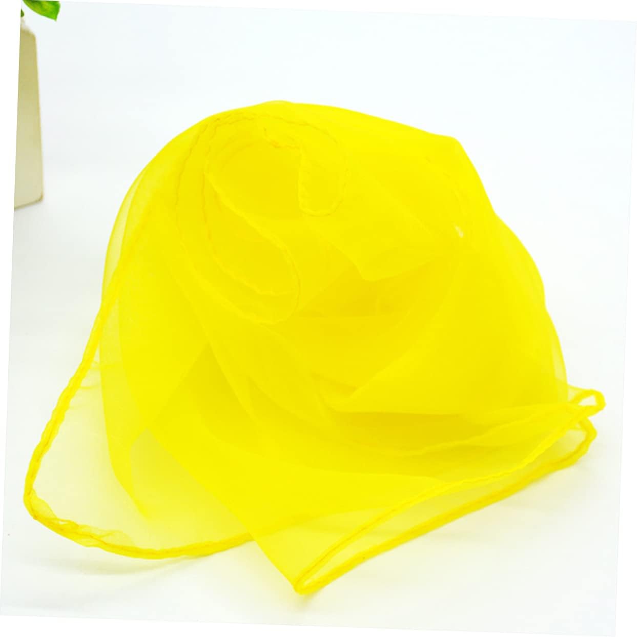 12pcs 60x60cm Square Silk Dance Scarves for Kids Juggling Performance Props Colorful Movement Accessories Random Color