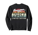Photo Gallery vintage awesome since 1987 edizione limitata - 38° compleanno felpa Photo Gallery vintage awesome since 1987 edizione limitata - 38° compleanno felpa
