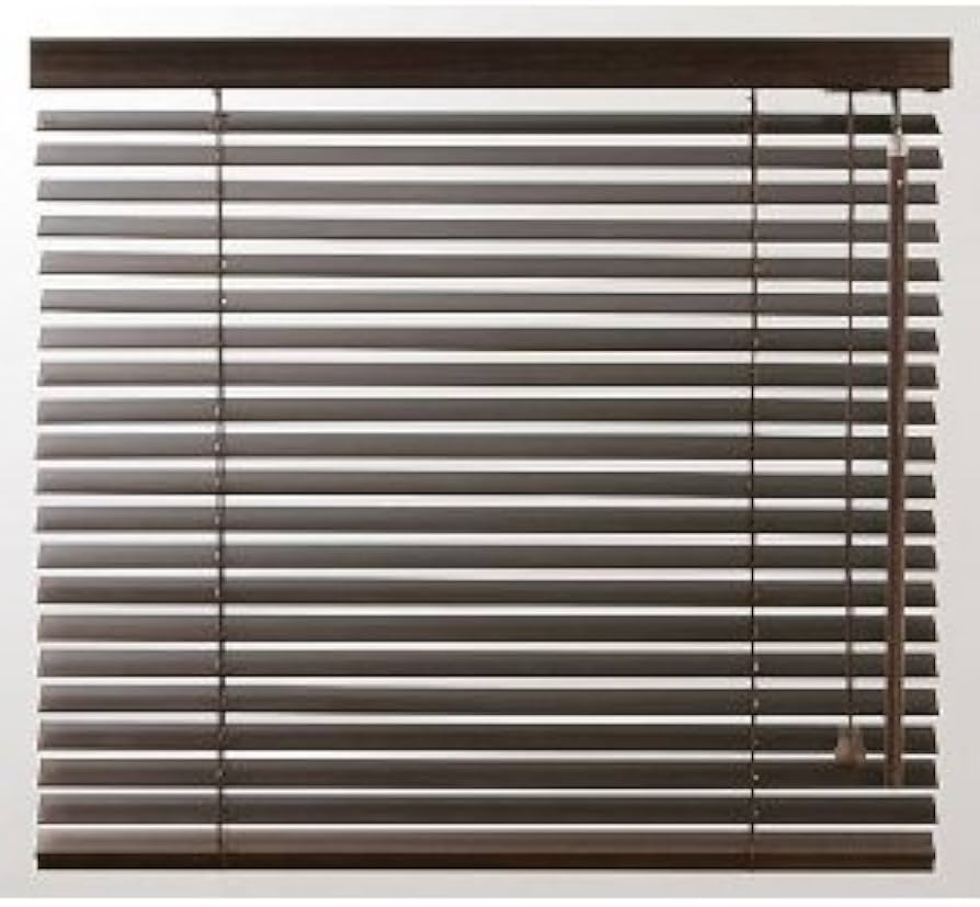 タチカワ ウッドブラインド 1895×900 ブラウン オシャレ タチカワ ウッドブラインド チョコレートブラウン 各サイズ【木製