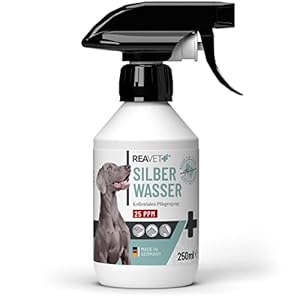 ReaVET Kolloidales Silberspray Hund 250ml – Wundspray für Tiere, Silberwasser Hund, Katze, Pferd, Aluminium Silver Spray, Sprühpflaster, Spray Wundversorgung Desinfektion