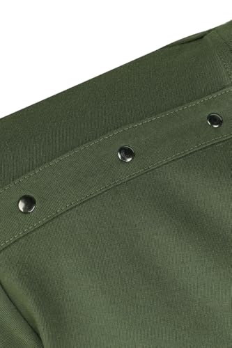 Maglia Maniche Lunghe Di Black Premium By Emp - Essential Longsleeve Mit SchnüRung - M A Xxl - Uomo - Verde Oliva - 3