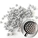 50 PCS Shower Head Replace Parts Shower Head Nozzles Replacement Showerhead Spray Hole Silicone Nozzle Universal Sprinkler for Hole Diameter 0.16inch