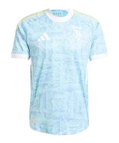 Image of adidas Mens Juventus Authentic Away Shirt 2025 2026 Adults Blue S