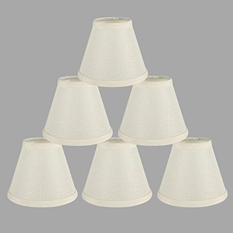ONEPRE Off White Clip On Lamp Shades Cover