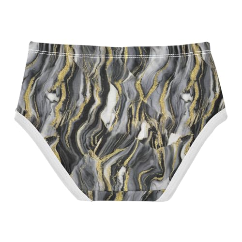 Chic Golden Black Aesthetic Panties for Girl Toddler Girls Underwear Cotton Animal Briefs Undies Kids 2t2