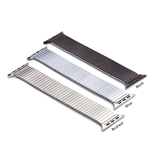 Speidel Twist-O-Flex Expansion Band In Ip Black Compatible For Use With The 38/40/41 Apple Watch Series 1, 2, 3, 4,5, 6 And 7 In Size 12 #TOP1