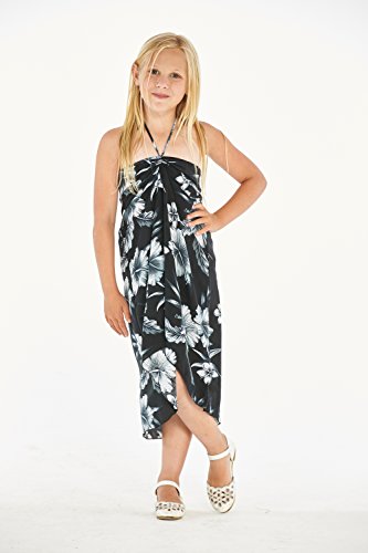 Image of Hawaii Hangover Family Matching Hawaiian Clothes, Midnight Bloom | Family matching Hawaiian outfits, Midnight Bloom, lightweight rayon, machine washable, tropical floral print, luaus, cruises
