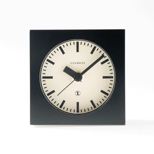 [CHAMBRE] Vu uv CHAMBRE BLOCK DESK CLOCK BLACK CH-069BK Â Ȃ eXN NbN  RpNg ItBX ㎞v ^ uv ^ L[u XNGA^ CeAv
