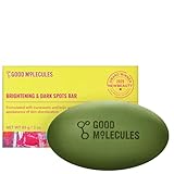 Good Molecules Brightening & Dark Spots Bar - Soap Free Face and Body Bar - Tranexamic, Kojic Acids and Niacinamide to Target Dark Spots - Skin Care