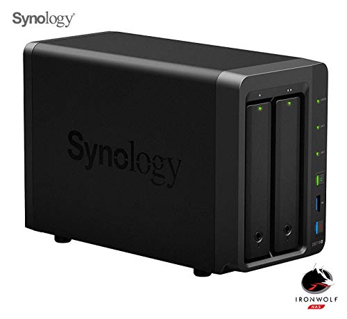 Preisvergleich Produktbild Synology DS718+ 6GB NAS 8TB (2X 4TB) Ironwolf