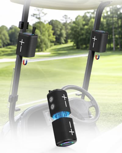 BOYISEN 2-in-1 Magnetic Golf Cart Speaker