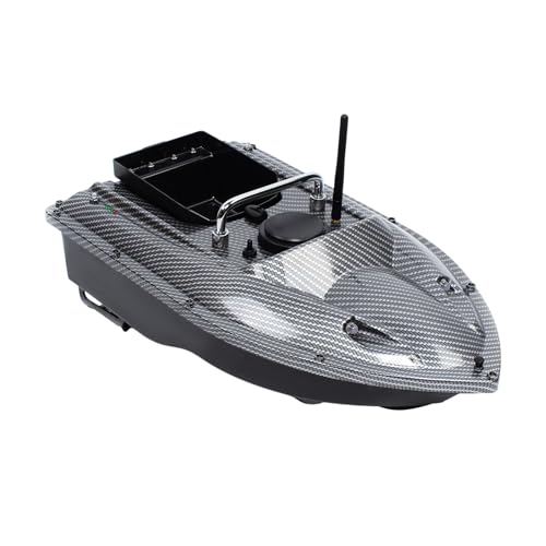 CLEADONG Ferngesteuertes Boot, Smart RC Wireless Köder Boot, 500M Fischerköderboot mit Fernsteuerung Angelköderboot 1.5KG Beladung Futterboot