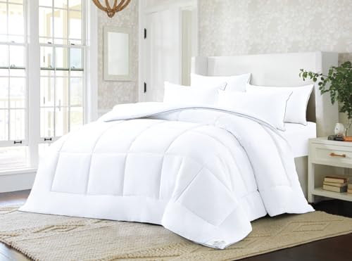 PRIME LINENS Duvets Microfiber Premium Hotel Quality Anti-Allergy Soft Cozy Quilts All Season Duvet Feels Like Down (13.5 Tog, Single)