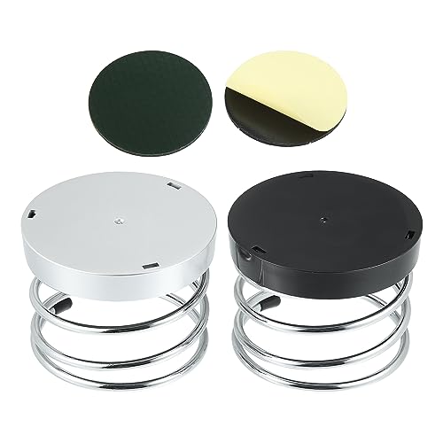 Portavasos de tablero X AUTOHAUX 2 piezas negro y plateado miniatura 7