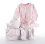 Baby Aspen, Baby Ballerina Two-Piece Layette Set in Gift Box, Baby Shower Gift, Newborn Onesie, Baby...