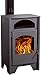 Produktbild EEK A+ Kaminofen Juan Panadero Toulouse ECODESIGN mit Herdplatte - 7,4 kW [Wirkungsgrad 90%!] Rauchrohr hinten