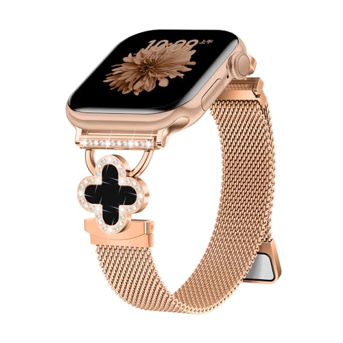 Slim Milanese Loop Band for Apple Watch Bands for Women 40mm 41mm 42mm 38mm