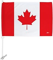 Vista 14 de Bandera de Estados Unidos con poste para coche, bandera para carros, 2 unidades, bandera de América, capó para auto, 4 de julio, decoración