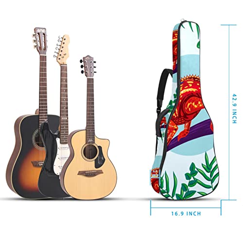 Tiger Étui de protection rembourré pour guitare classique acoustique Motif rayures, Multicolore 04, 42.9×16.9×4.7 in… - Les Beatles, Paul McCartney, John Lennon, RIngo Starr, George Harrison Tiger Étui de protection rembourré pour guitare classique acoustique Motif rayures, Multicolore 04, 42.9x16.9x4.7 in… – Image 6
